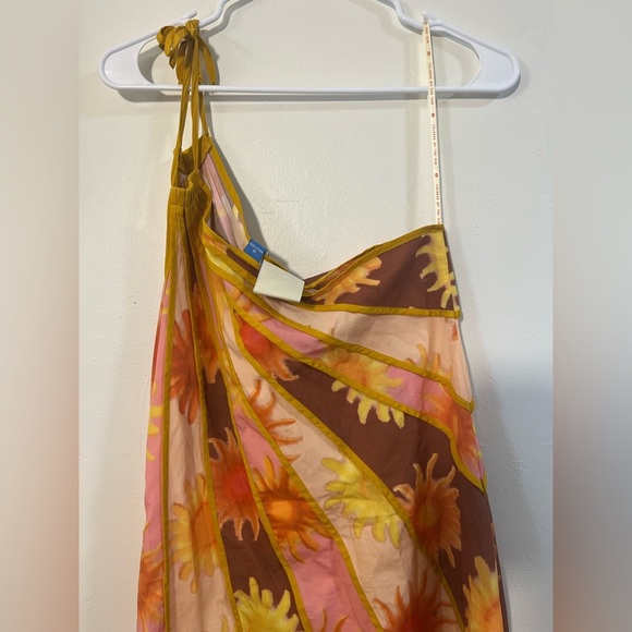 Farm Rio x Anthropologie One-Shoulder Seamed A-Line Dress - Picture 7 of 7